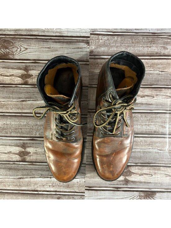 Frye Prison leather Boot Size 9 M color brandy Made In USA main image 8